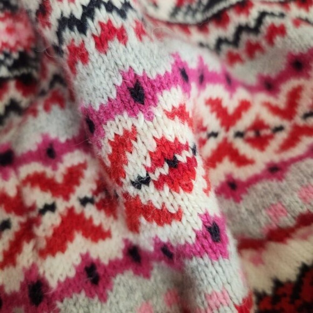 Tommy Hilfiger Sweater Dress Tunic‎ Multi Color Turtleneck Casual Size M - Picture 12 of 12
